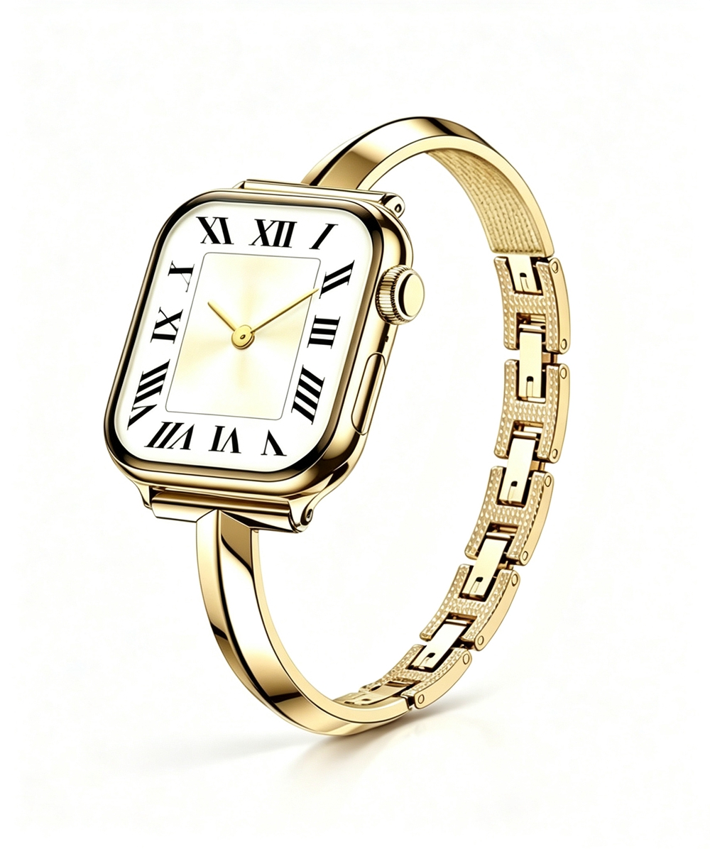 Luxury Watch Ap - 애플워치 여성용 고급 스테인리스 스틸 팔찌