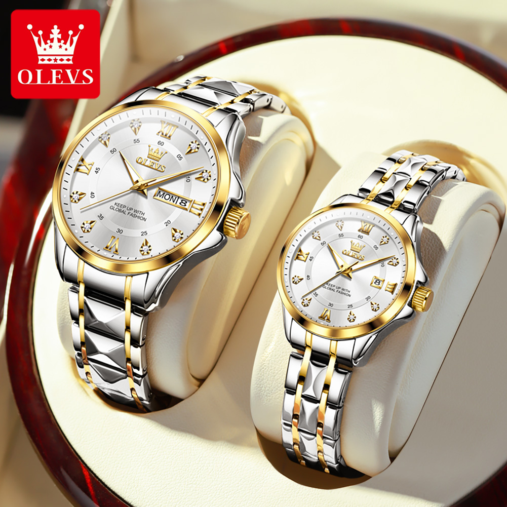 Luxury Watch Wallpaper - OLEVS 2906 커플 시계 오리지널 로마