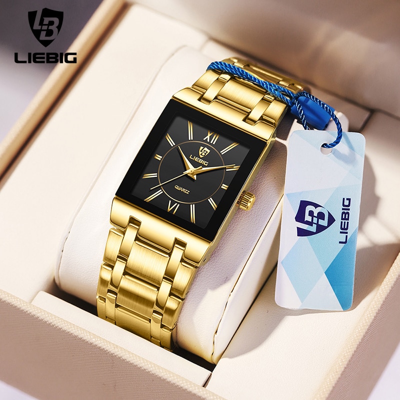 Luxury Watch Exchange - LiEBIG 럭셔리 황금 석영 손목 시계