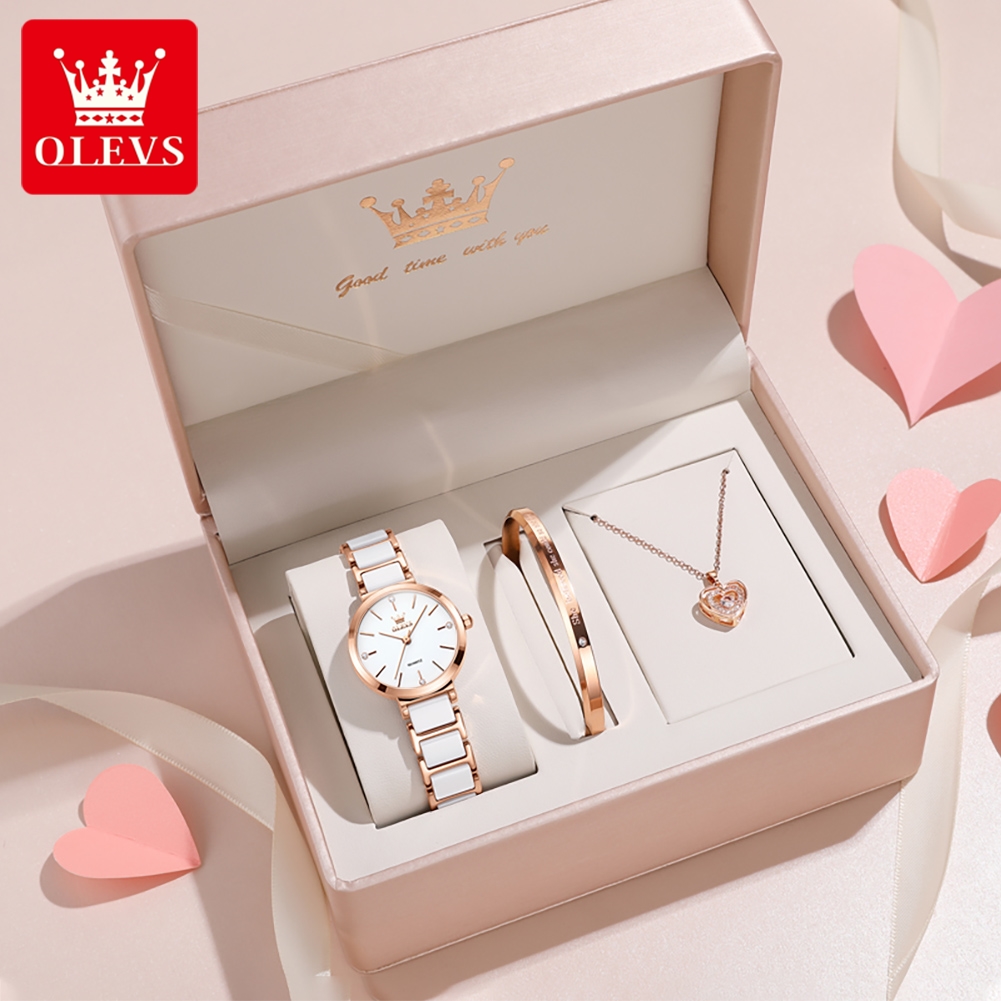 Luxury Watch Brands - OLEVS 여성 시계 5877 고급스러운 우아한
