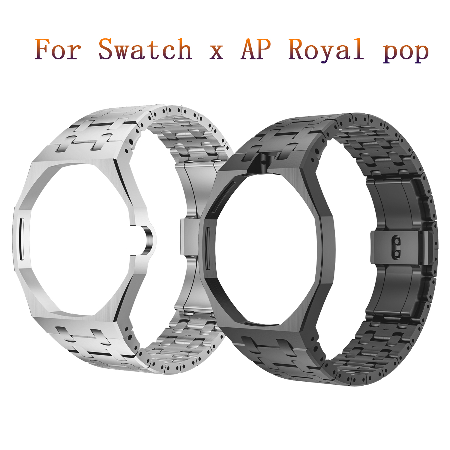 Luxury Watch Ap - 스와치 X AP 로얄 팝 시계줄,