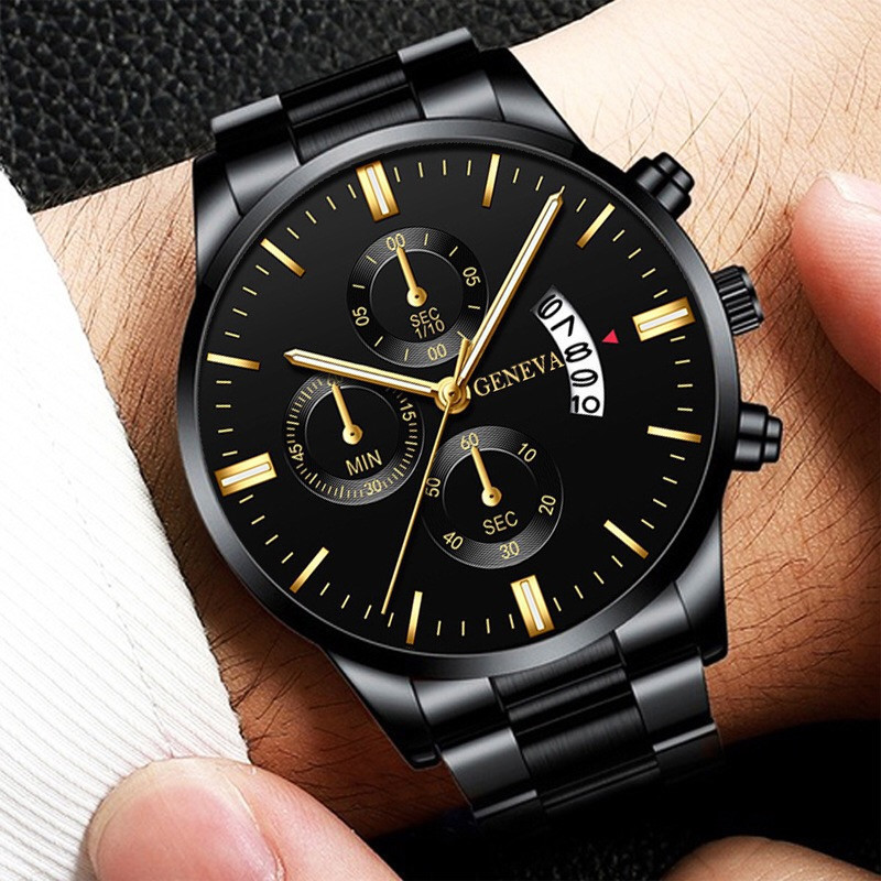 럭셔리 스테인리스 스틸 남성용 캘린더 쿼츠 시계 패션  - Luxury Watch Exchange 리뷰 및 가격