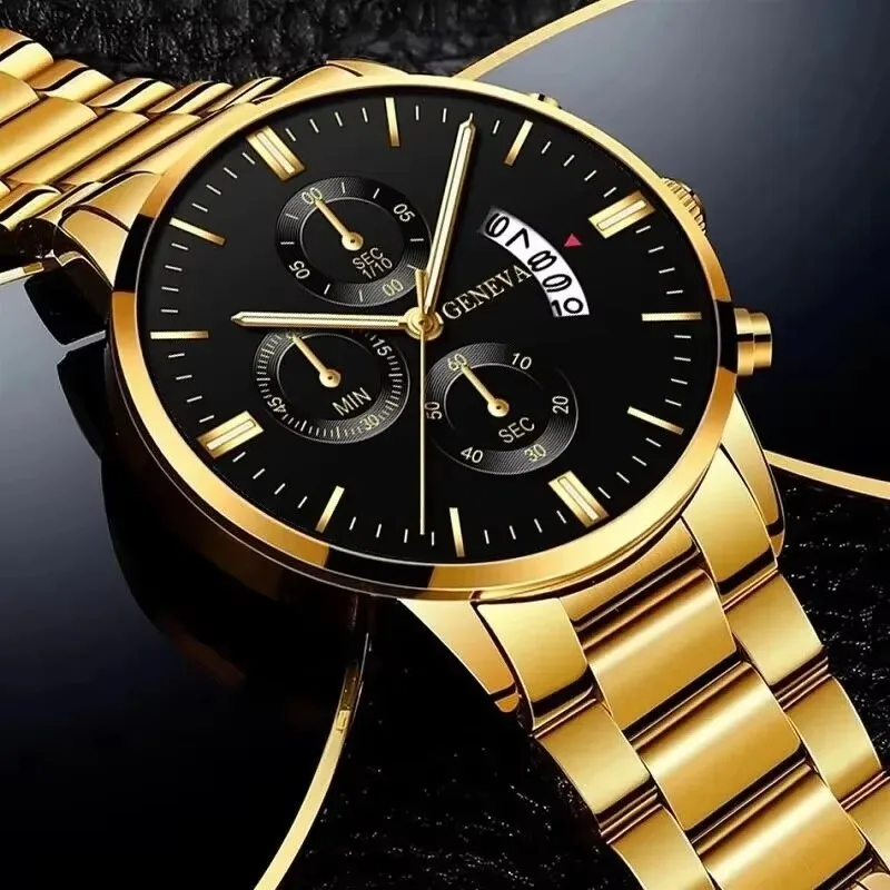 럭셔리 스테인리스 스틸 남성용 캘린더 쿼츠 시계 패션  - Luxury Watch Exchange 리뷰 및 가격