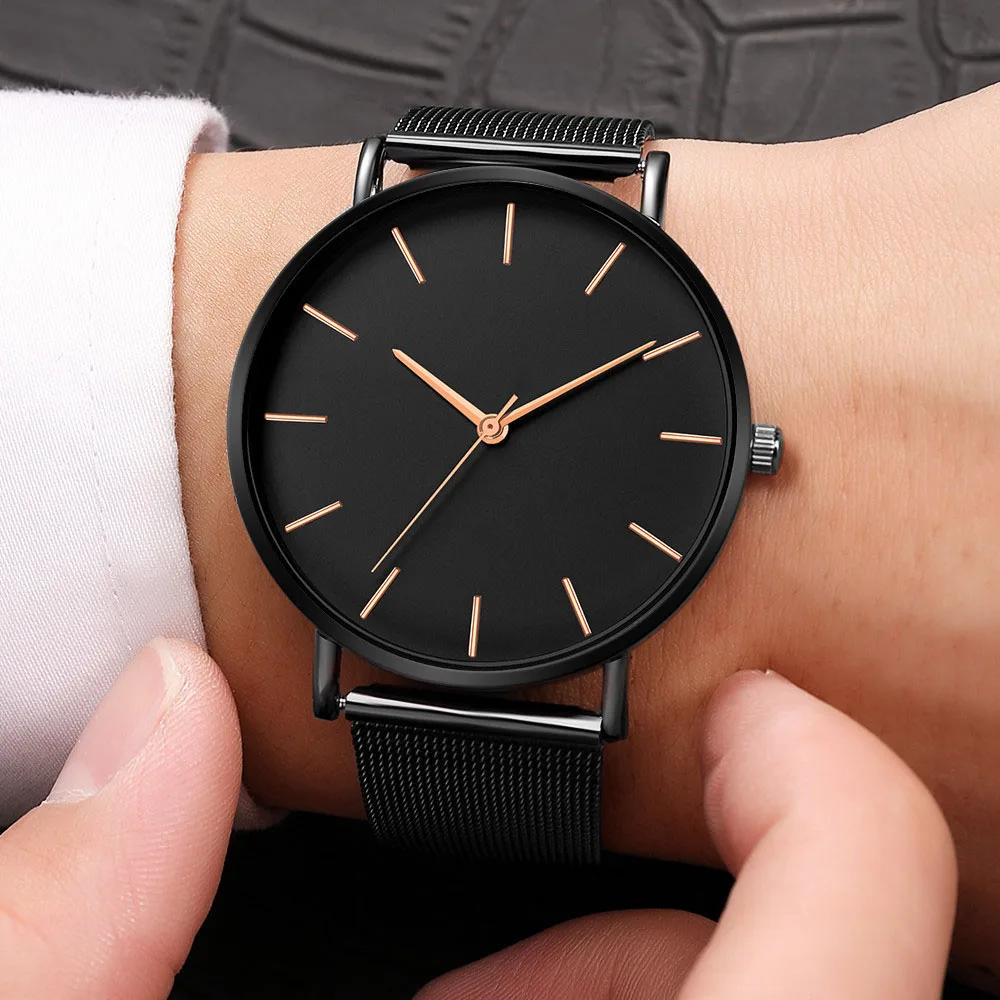 레저 간단한 여성 시계 2025 빈티지 메쉬 벨트 초박 - Luxury Watch Wallpaper 리뷰 및 가격