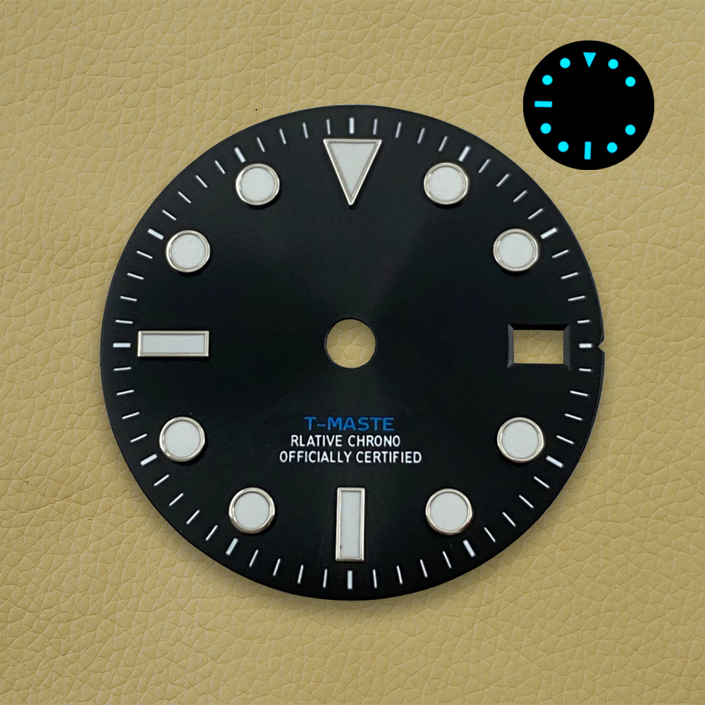 새로운 고품질 28.5mm S 로고 NH34 GMT 다 - Luxury Watch Face 리뷰 및 가격
