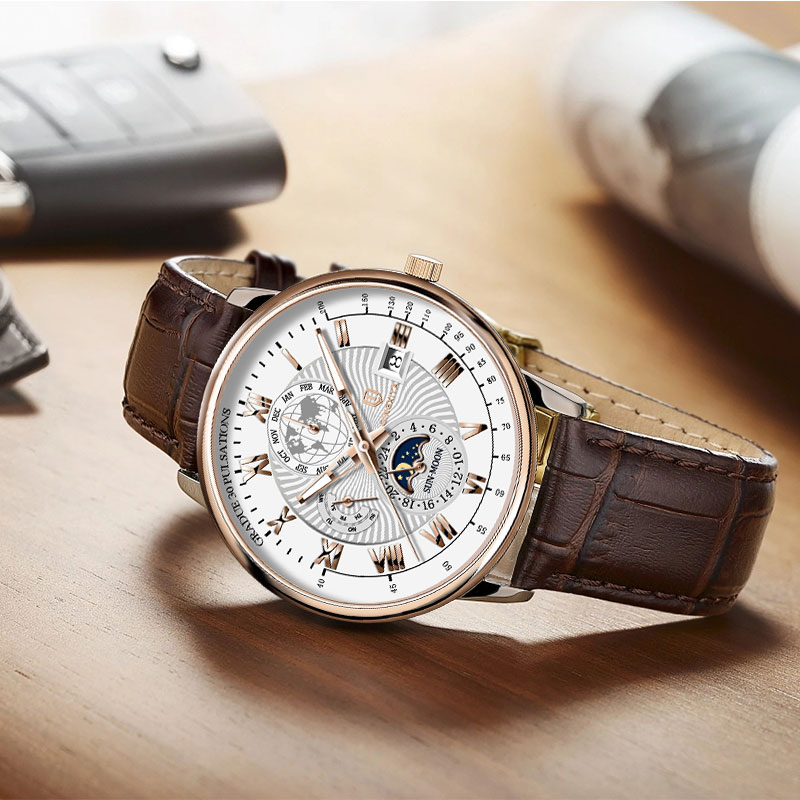QINGXIYA 브랜드 패션 가죽 쿼츠 시계 남성용 방 - Luxury Watch And Price 리뷰 및 가격