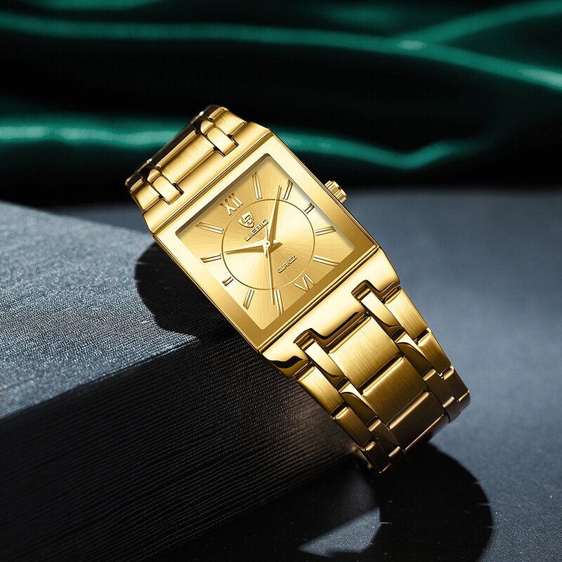 LiEBIG 럭셔리 황금 석영 손목 시계 여성 소녀 남 - Luxury Watch Exchange 리뷰 및 가격