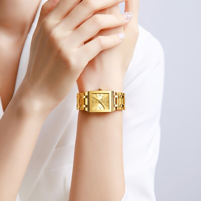 LiEBIG 럭셔리 황금 석영 손목 시계 여성 소녀 남 - Luxury Watch Exchange 리뷰 및 가격
