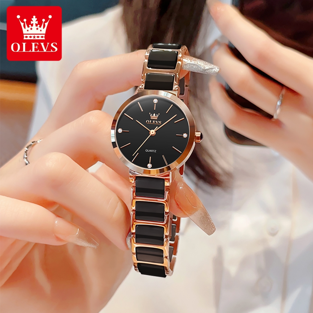 OLEVS 여성 시계 5877 고급스러운 우아한 쿼츠  - Luxury Watch Brands 리뷰 및 가격
