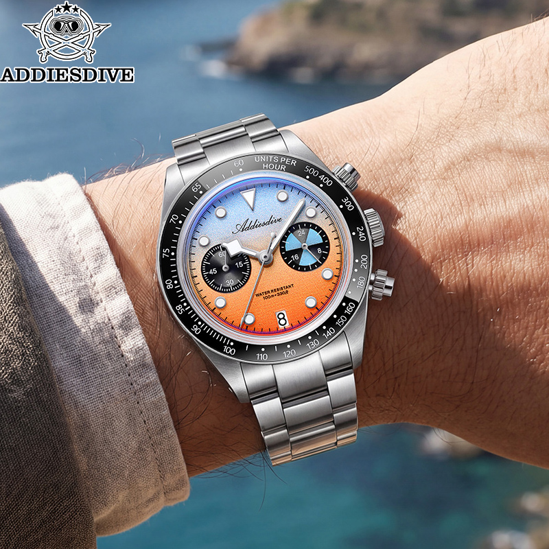 ADDIESDIVE 남성용 크로노그래프 쿼츠 시계 AD - Zero Luxury Watch 리뷰 및 가격