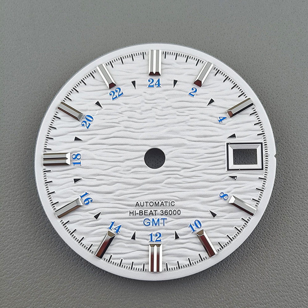 NH34 다이얼 28.5mm GS 다이얼 물결 모양 표 - Luxury Watch Face 리뷰 및 가격