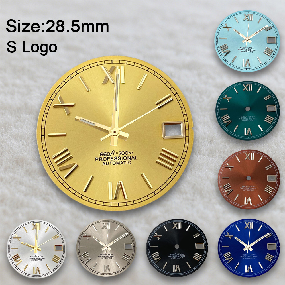 새로운 28.5mm S 로고 로마 선버스트 다이얼 NH - Luxury Watch Face 리뷰 및 가격