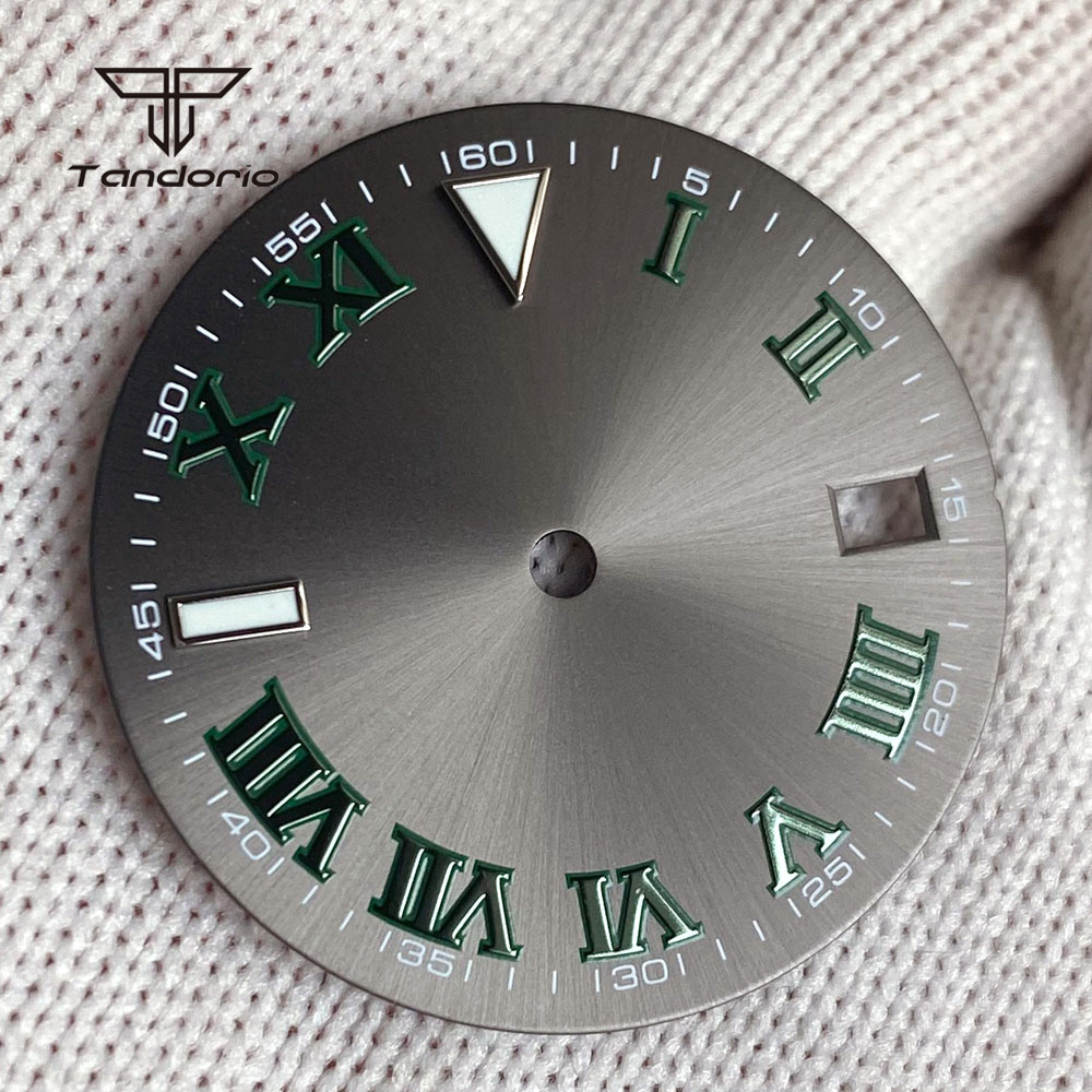 29mm 그레이 햇살 시계 다이얼 페이스 피트 NH35 - Luxury Watch Face 리뷰 및 가격