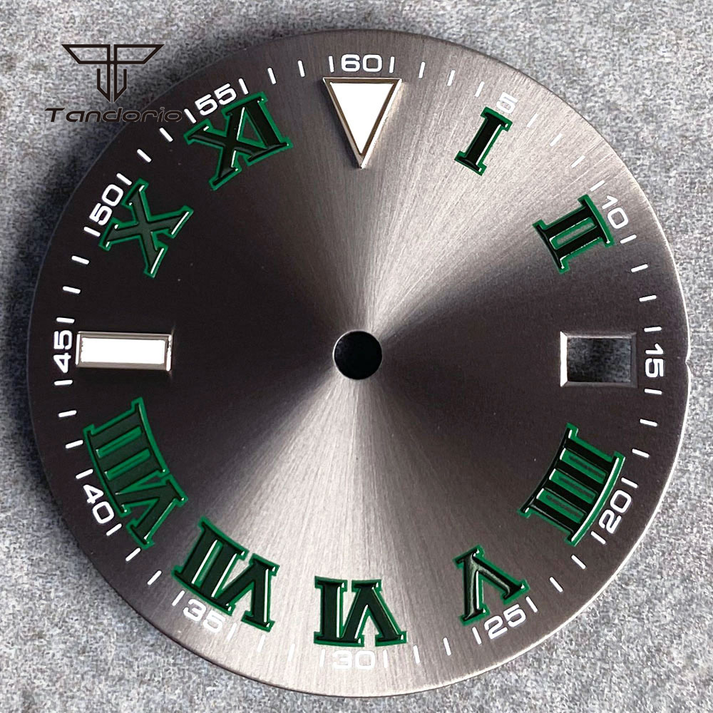 29mm 그레이 햇살 시계 다이얼 페이스 피트 NH35 - Luxury Watch Face 리뷰 및 가격