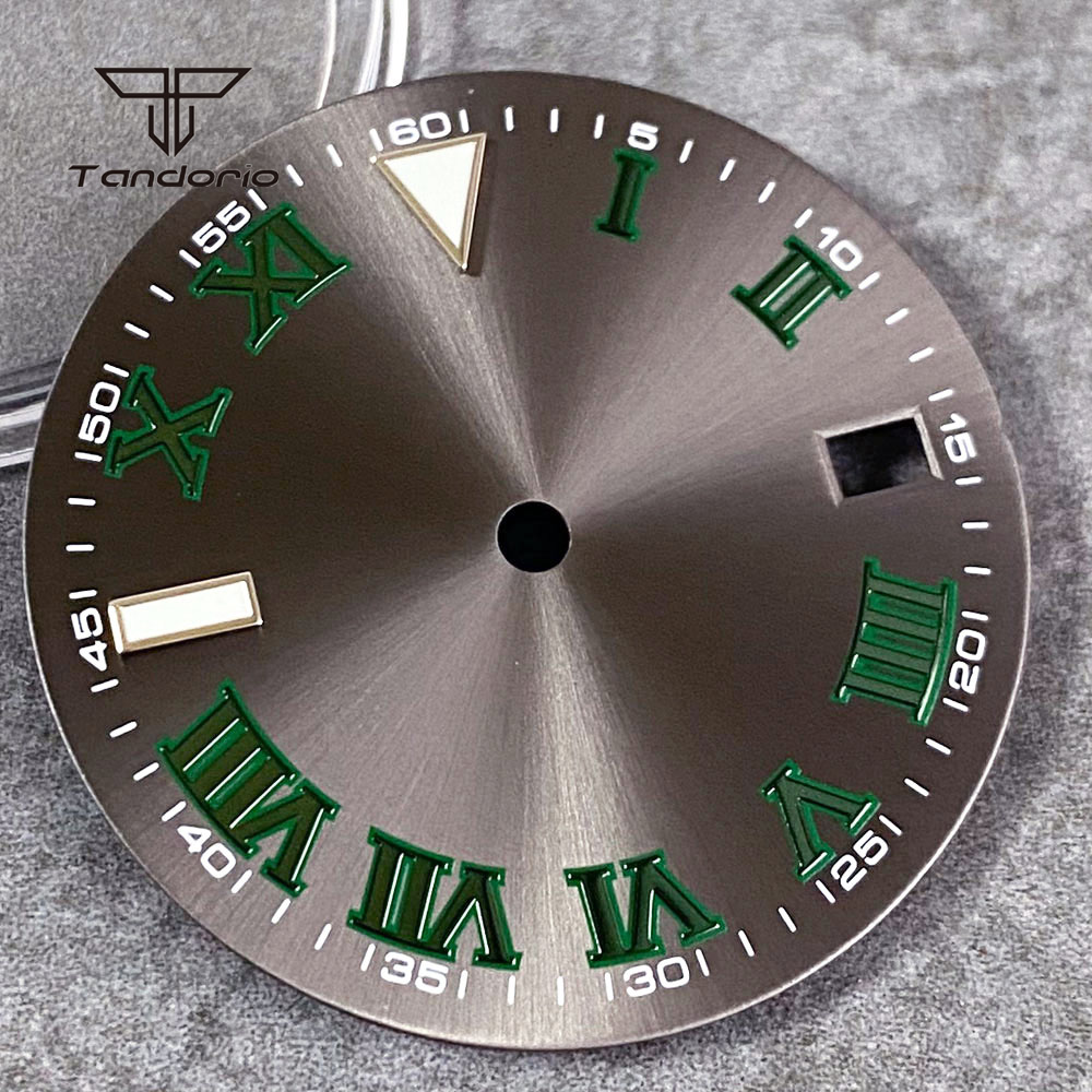 29mm 그레이 햇살 시계 다이얼 페이스 피트 NH35 - Luxury Watch Face 리뷰 및 가격