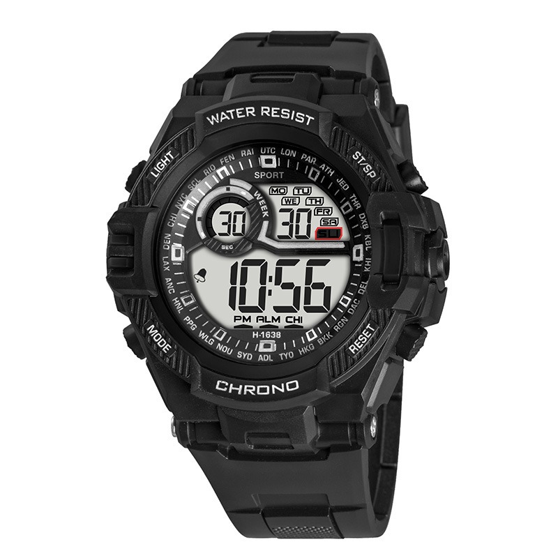 방수 스포츠 시계 남성용 고급 전자 시계 LED 알람  - Luxury Watch Exchange 리뷰 및 가격