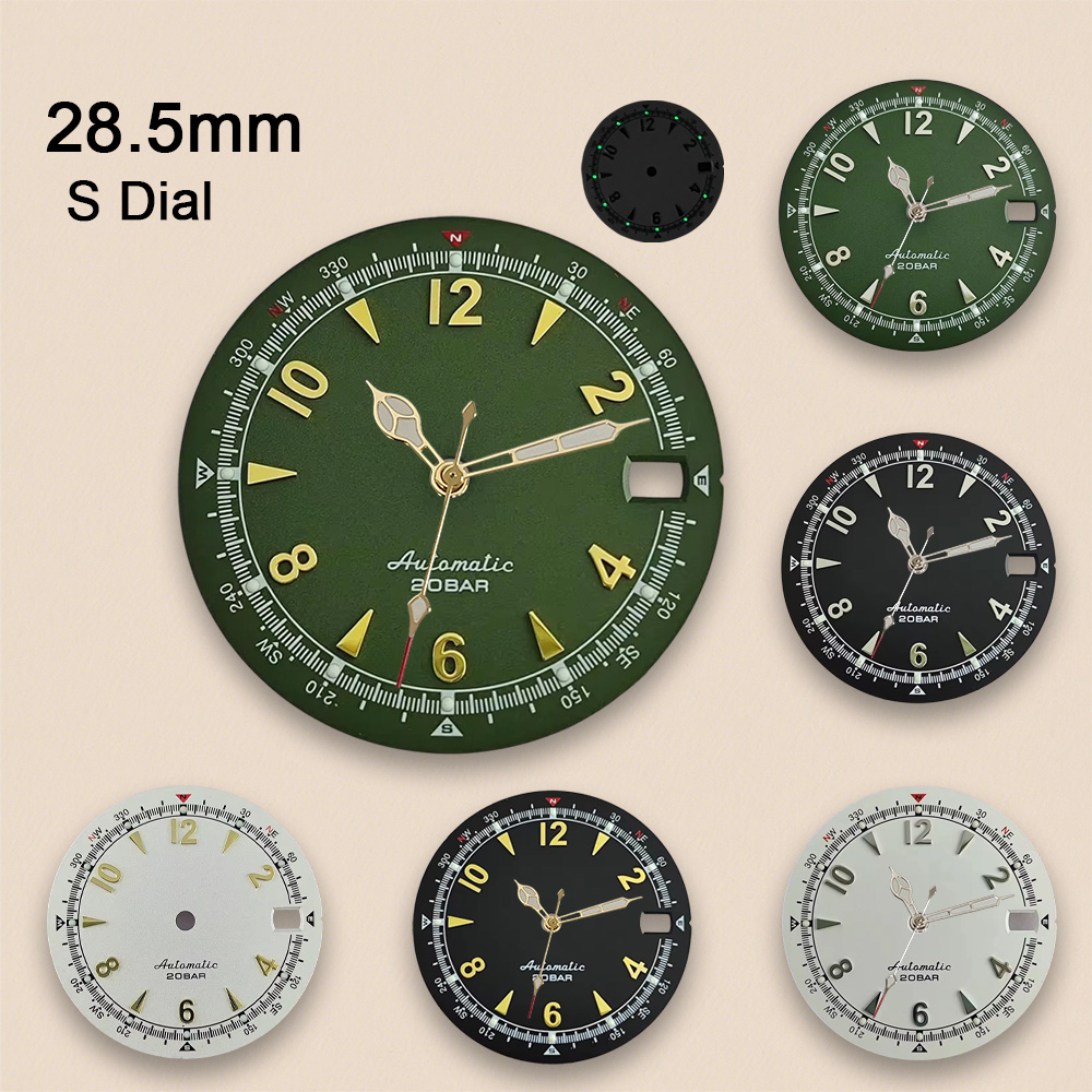 NH35 NH36 무브먼트용 NH35 다이얼 S 로고  - Luxury Watch Face 리뷰 및 가격