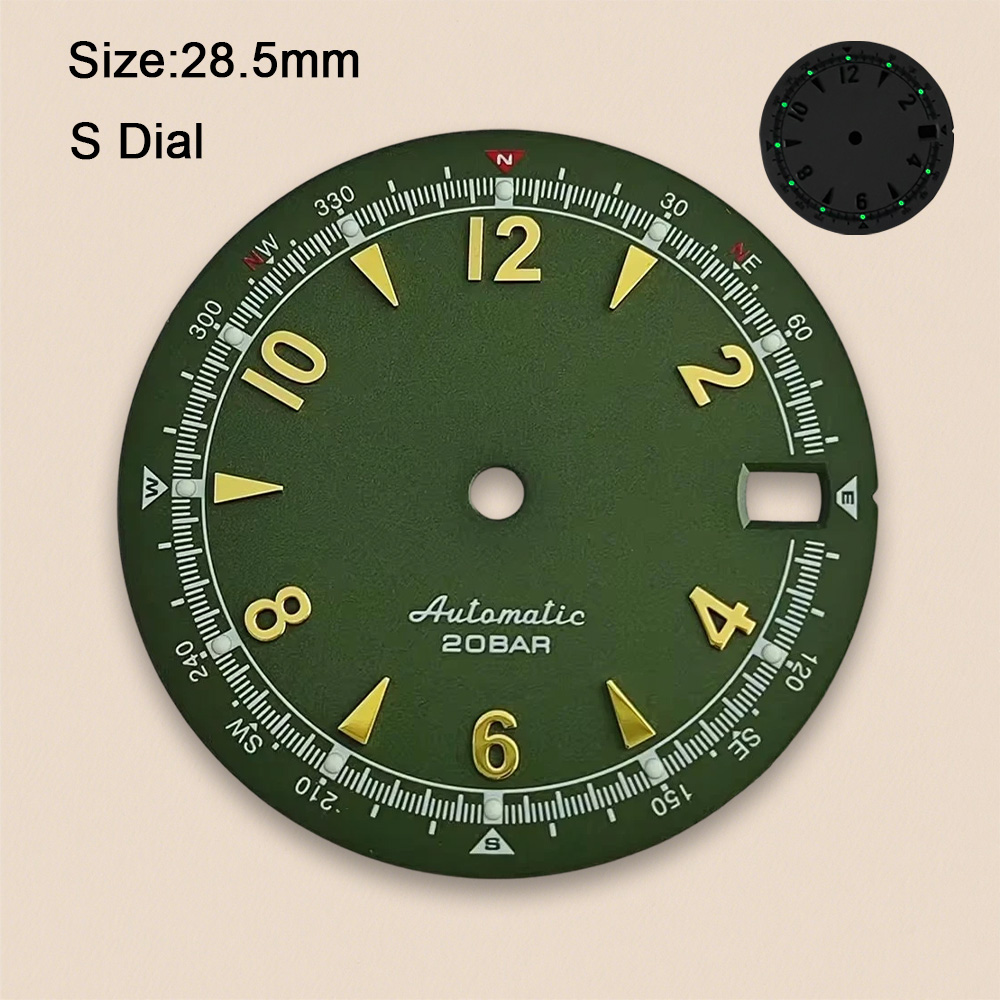 NH35 NH36 무브먼트용 NH35 다이얼 S 로고  - Luxury Watch Face 리뷰 및 가격