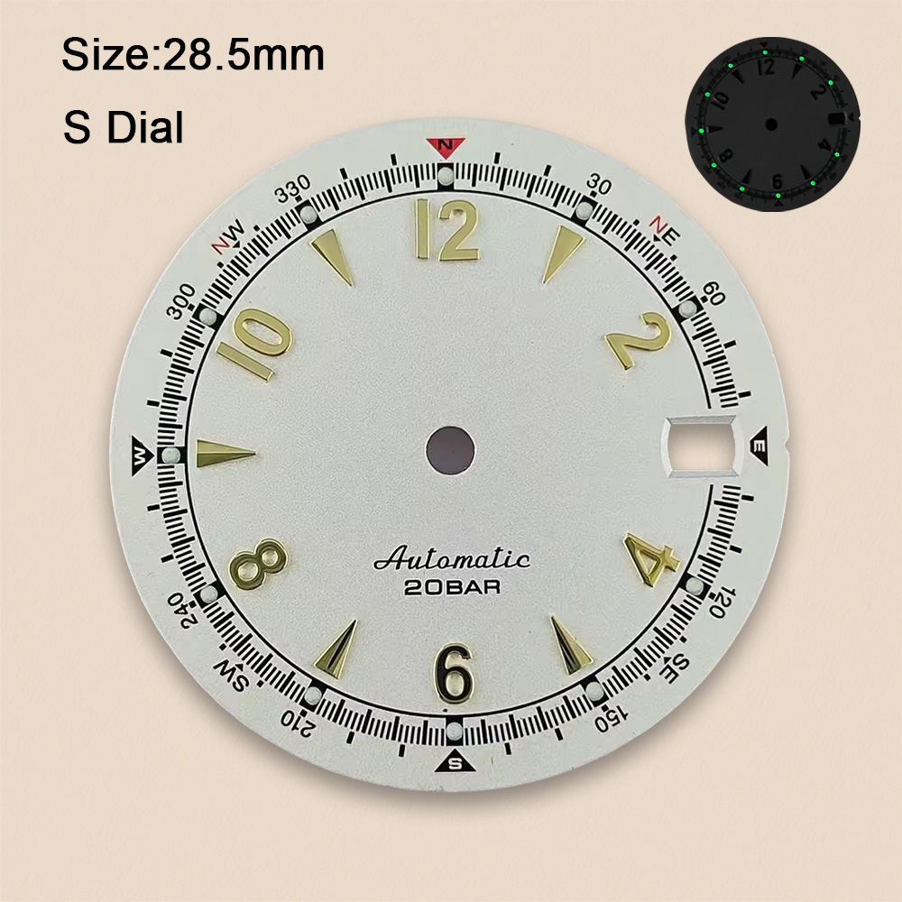 NH35 NH36 무브먼트용 NH35 다이얼 S 로고  - Luxury Watch Face 리뷰 및 가격