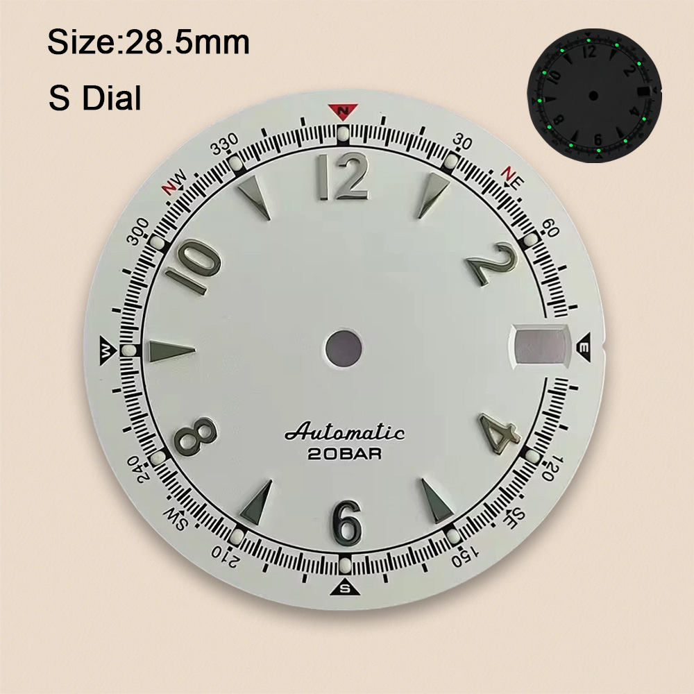 NH35 NH36 무브먼트용 NH35 다이얼 S 로고  - Luxury Watch Face 리뷰 및 가격
