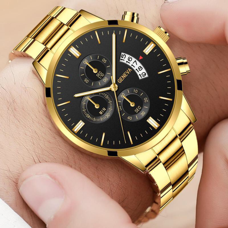 새로운 패션 남성 스포츠 시계 럭셔리 캘린더 석영 손목 - Luxury Watch Wallpaper 리뷰 및 가격