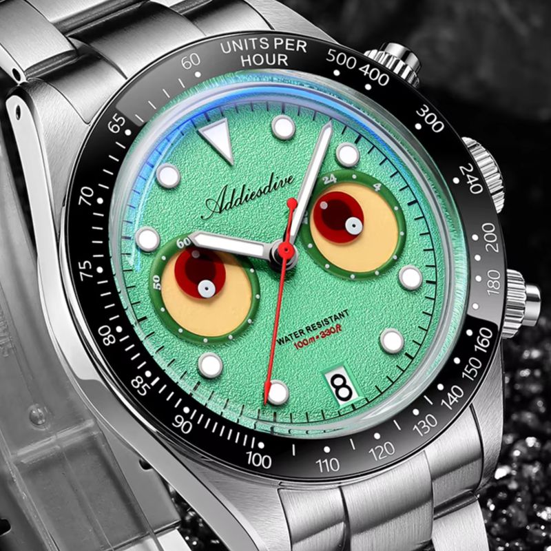 ADDIESDIVE 크로노그래프 쿼츠 시계 고품질 캘린 - Zero Luxury Watch 리뷰 및 가격