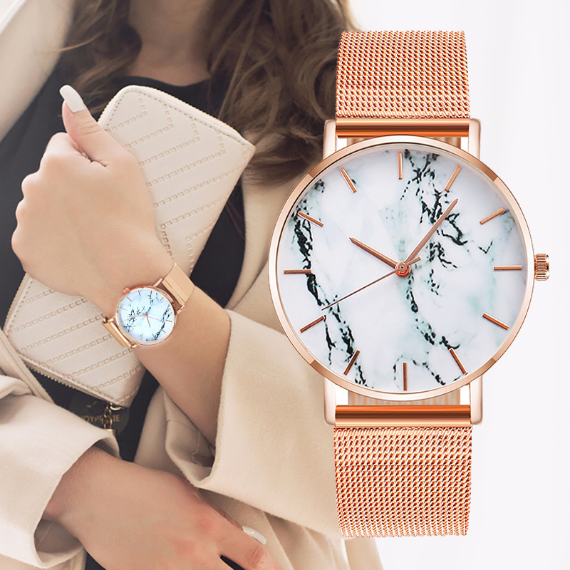 2020 패션 인기 대리석 여성 시계, 럭셔리 로즈 골 - Luxury Watch And Price 리뷰 및 가격
