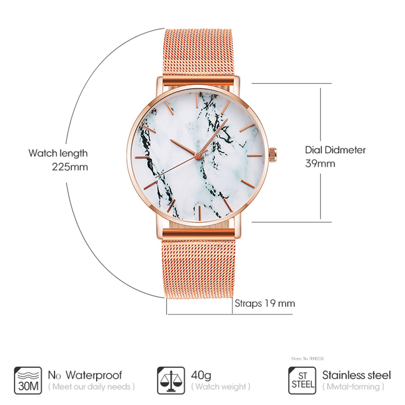 2020 패션 인기 대리석 여성 시계, 럭셔리 로즈 골 - Luxury Watch And Price 리뷰 및 가격
