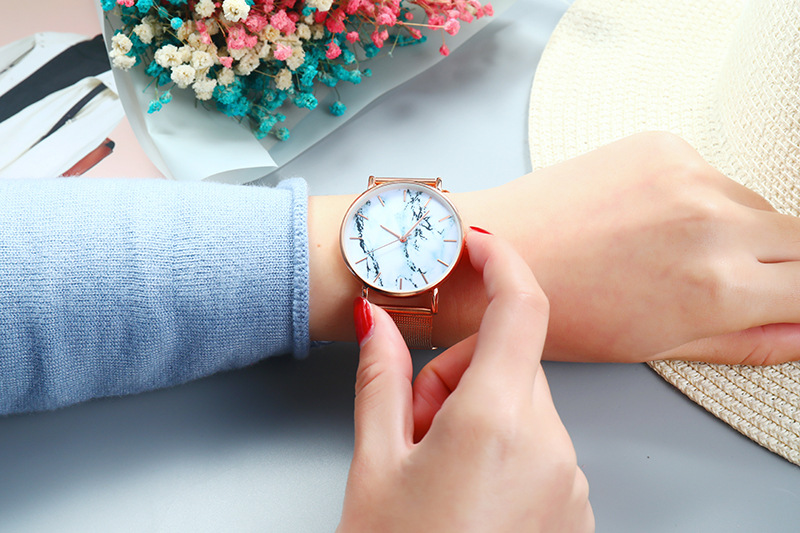 2020 패션 인기 대리석 여성 시계, 럭셔리 로즈 골 - Luxury Watch And Price 리뷰 및 가격