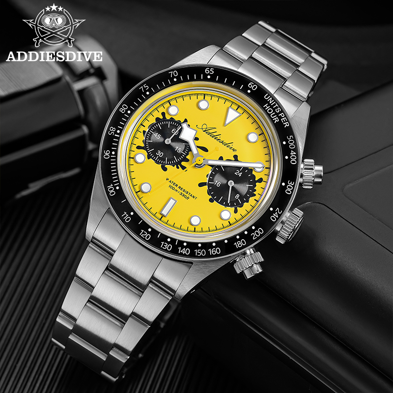 ADDIESDIVE 새로운 쿼츠 시계 남성용 크로노그래 - Zero Luxury Watch 리뷰 및 가격