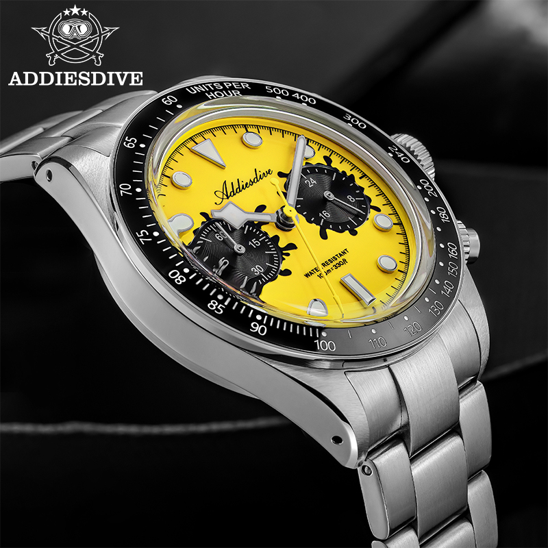 ADDIESDIVE 새로운 쿼츠 시계 남성용 크로노그래 - Zero Luxury Watch 리뷰 및 가격